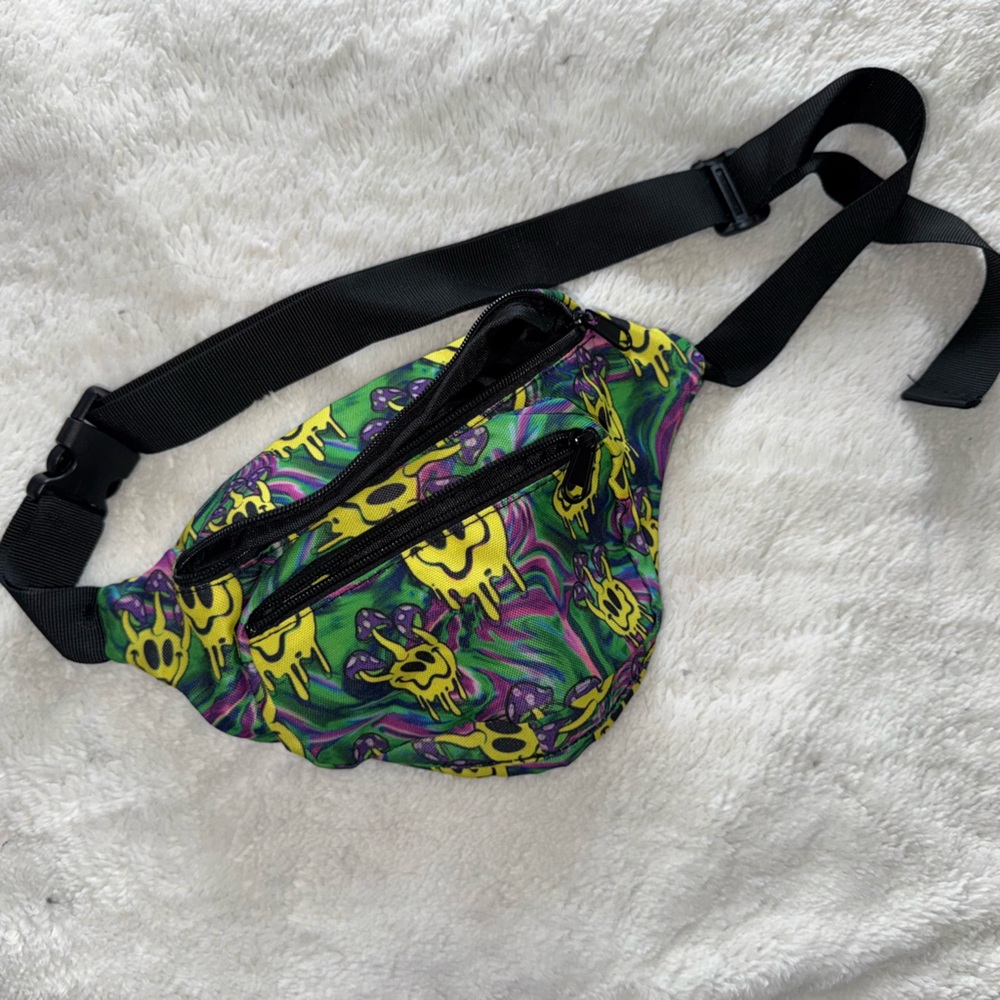 Colorful Trippy Face Fanny Pack